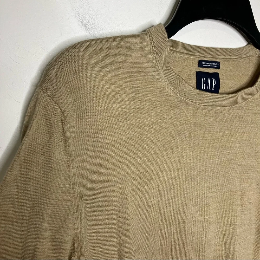 Gap 100% merino wool‎ sweater washable wool womens size medium casual neutral